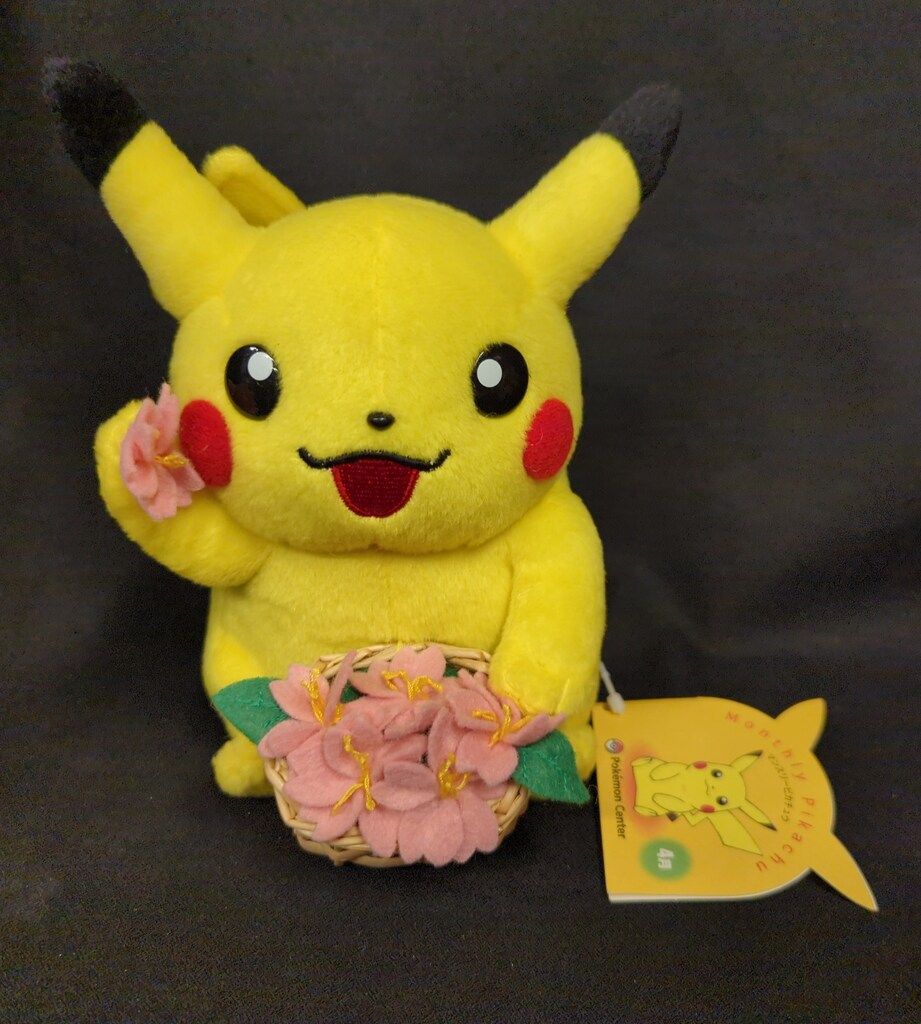 ポケモン マンスリーピカチュウ(ぬいぐるみ) 2005年4月 - メルカリ