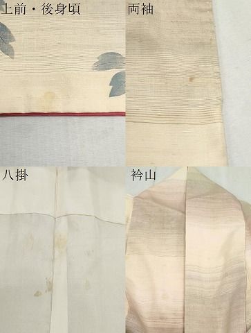 平和屋着物○訪問着 作家物 紬地 紅花染 草花文 正絹 逸品 CAAS9224th