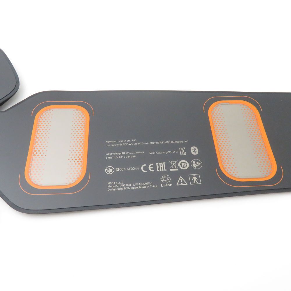 美品 MTG エムティージー シックスパッド アブズベルト SP-AB2209F-S