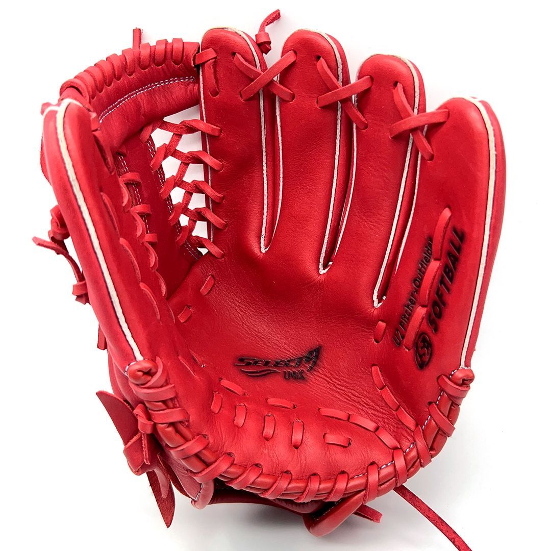ミズノ MIZUNO セレクト9 × UMiX U2 ジュニアグローブ レッド