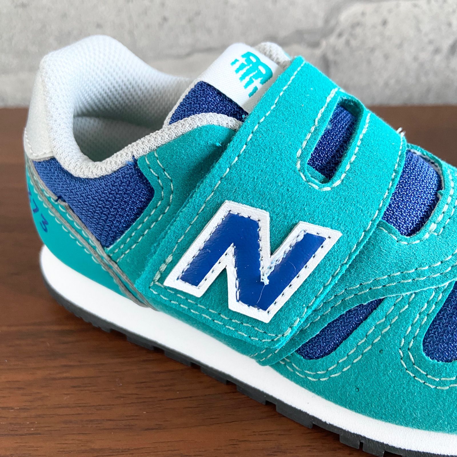 爆買い新品 New Balance - 16.5センチ グリーン×ネイビー