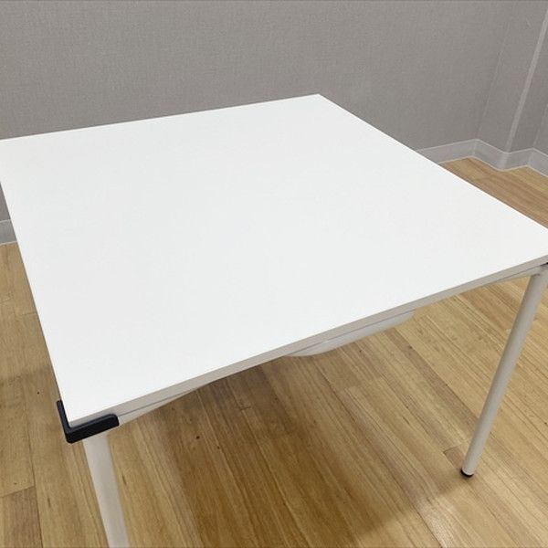 ミーティングテーブル 完成品 角テーブル イノーバ キャスター付 W900 イトーキ ホワイトW