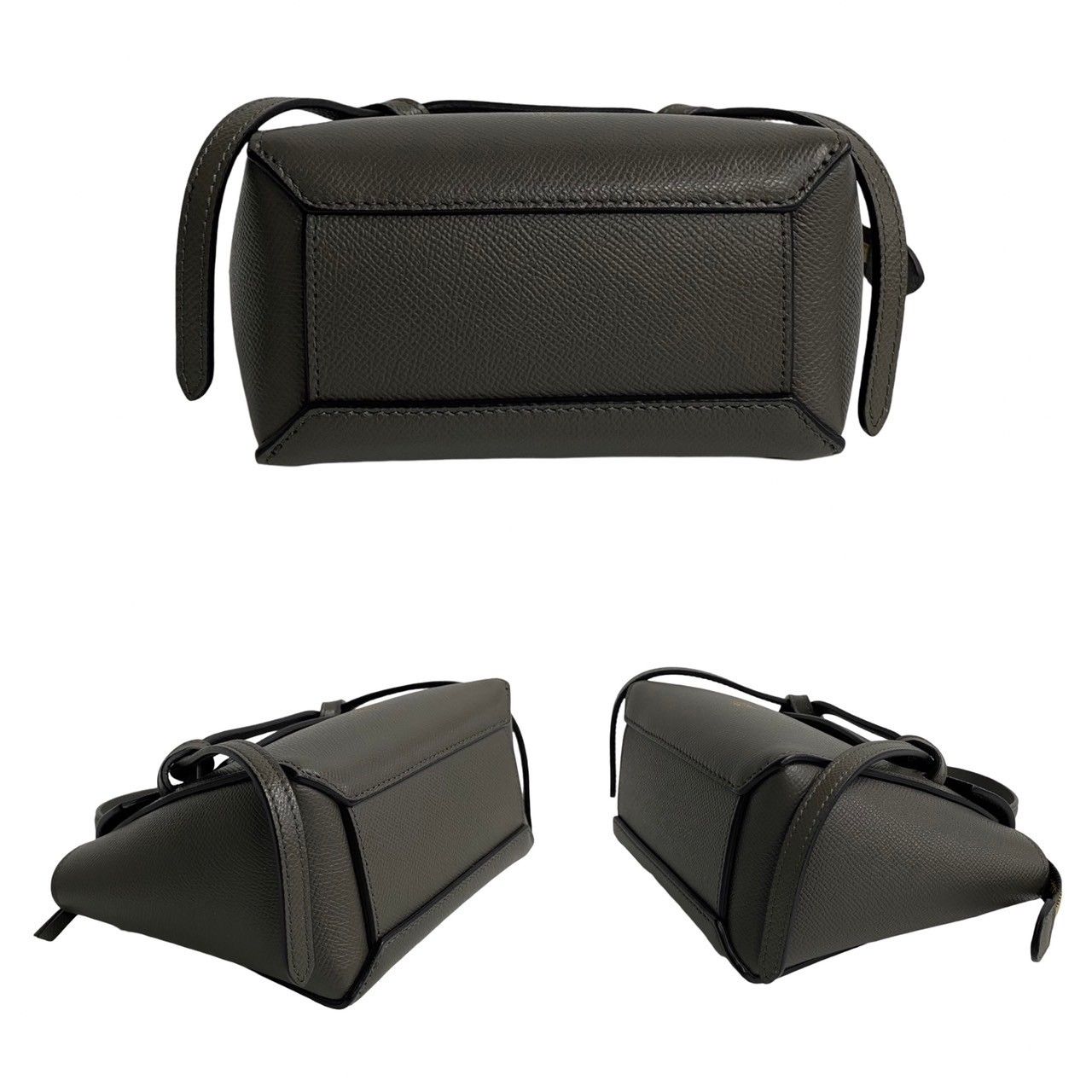 CELINE ベルトバッグ ミニ 【A-ランク美品 保存袋付き】 未使用保管品 保存袋付 CELINE セリーヌ ベルトバッグ ピコ ロゴ