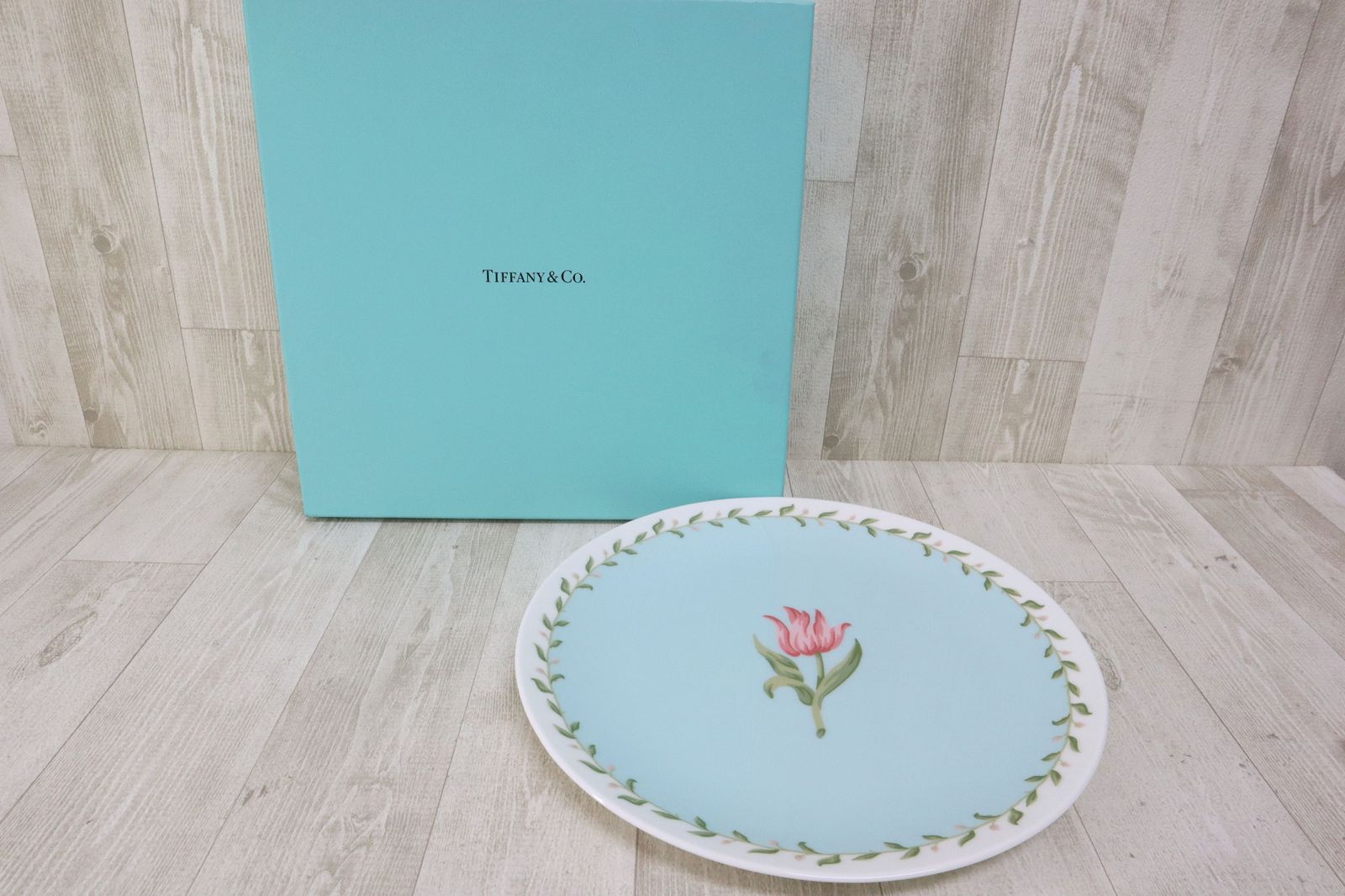 Tiffany Tulips デザイン皿 TIFFANY & Co. ティファニー Pink Tulip