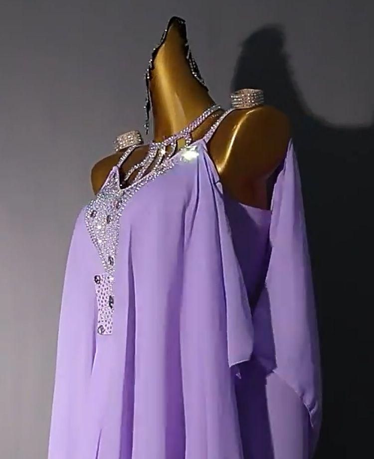 社交ダンスドレス ラテンドレス デモ ルンバ ストーン オーダーメイド