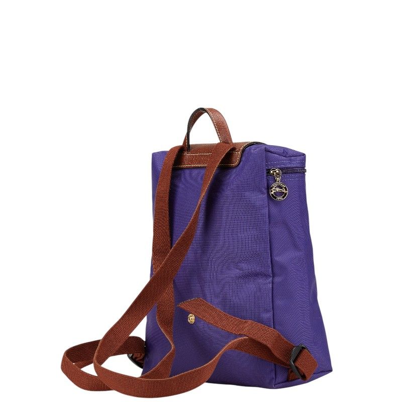 ロンシャン　レザー　リュック　レディース　バッグ　パープル 中古・古着通販】LONGCHAMP (ロンシャン) リュック パープル