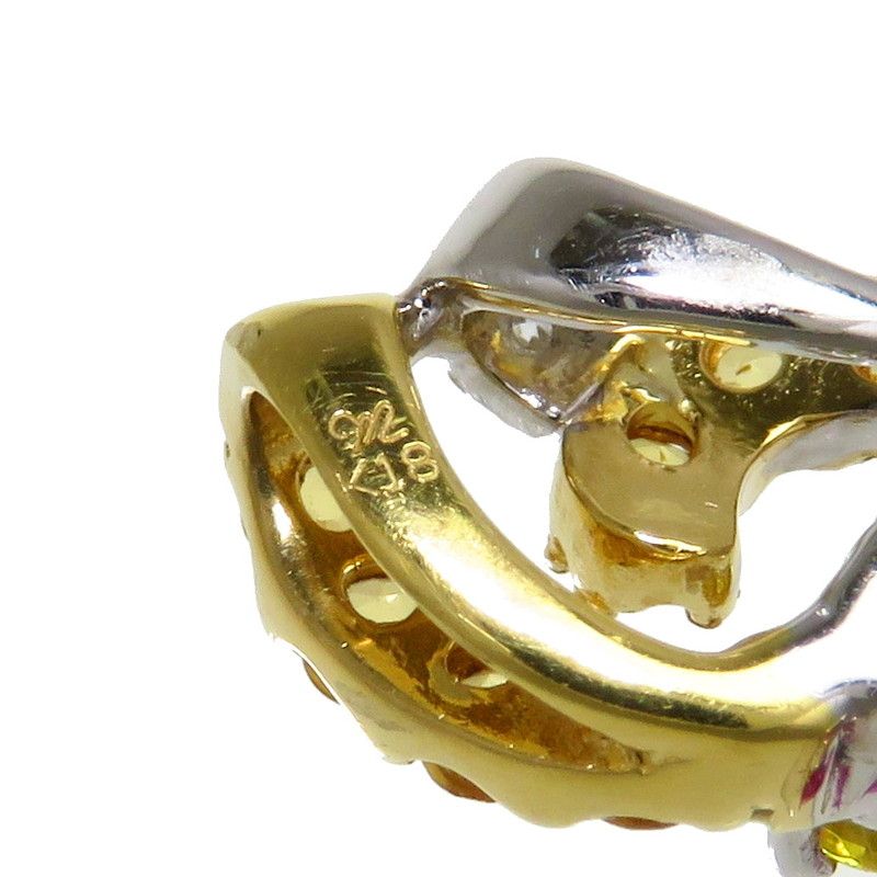 笠原真寿美 ペンダントトップ 花/フラワー K18 マルチサファイ - メルカリ