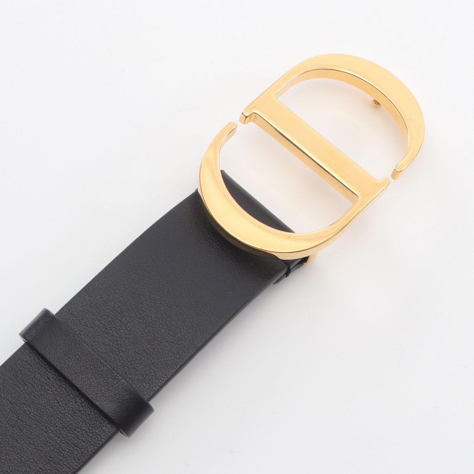 【美品】ディオール ベルト MONTAIGNE モンテーニュ ディオール Dior ベルト 30 MONTAIGNE モンテーニュ - レザー