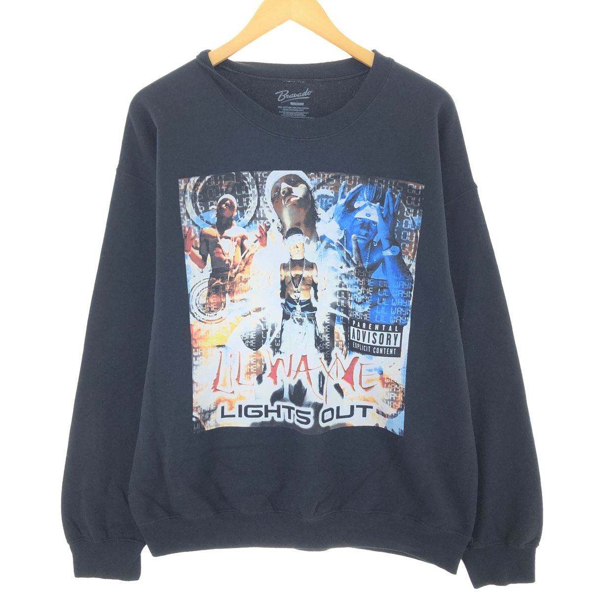古着 Bravado LIL WAYNE リルウェイン ラップ スウェットシャツ トレーナー メンズL相当/eaa463490