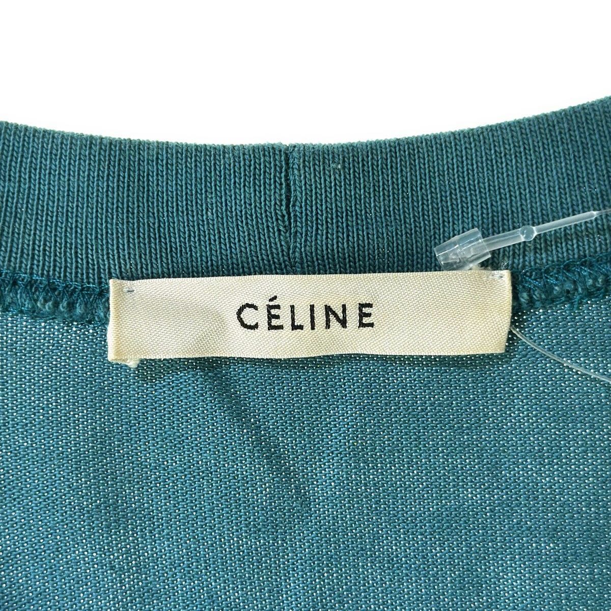 セリーヌ　celine フィービー期　ベルテッドシャツ　ブルー セリーヌceline フィービー期ベルテッドシャツブルー