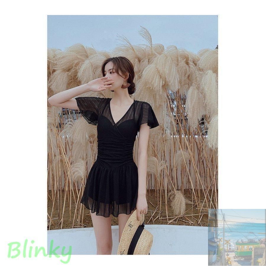 水着 レディース オフショルダー オールインワン フレア ぽっちゃり