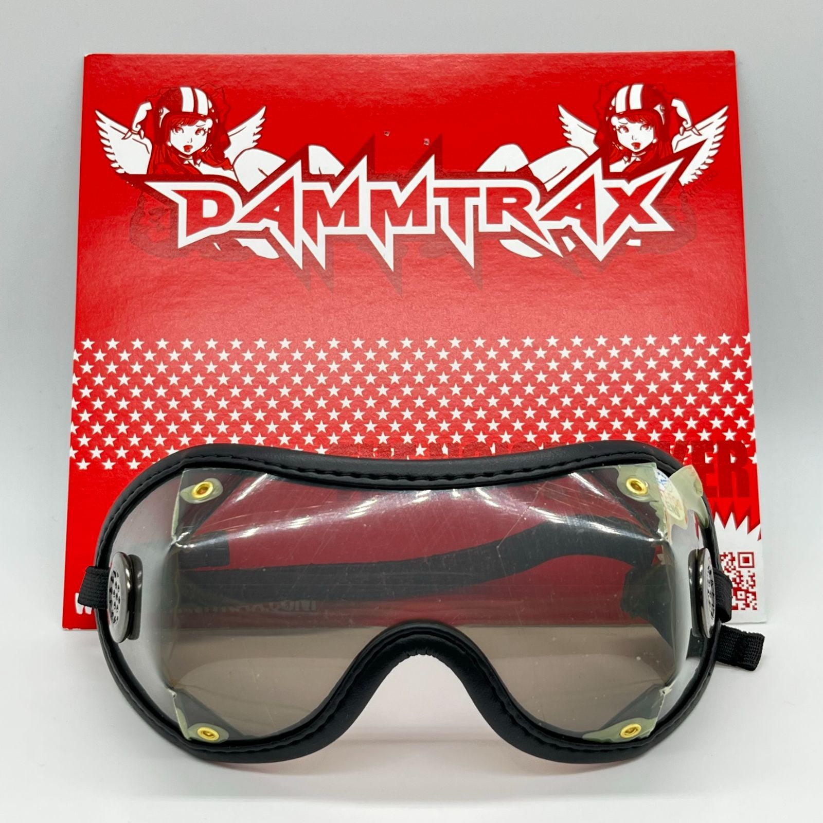 DAMMTRAX（ダムトラックス）　バイク用　ジョッキーゴーグル　新品！　BK/SM　～夏のツーリングに最高！