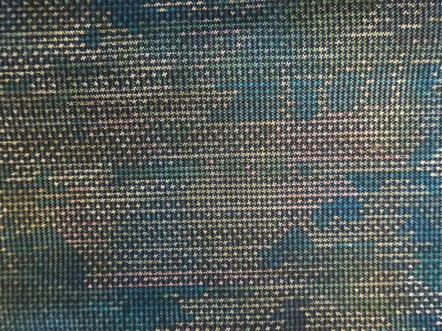 一輝堂】リサイクル着物 大島紬 7マルキ 正絹 身丈約156.5cm 裄丈約