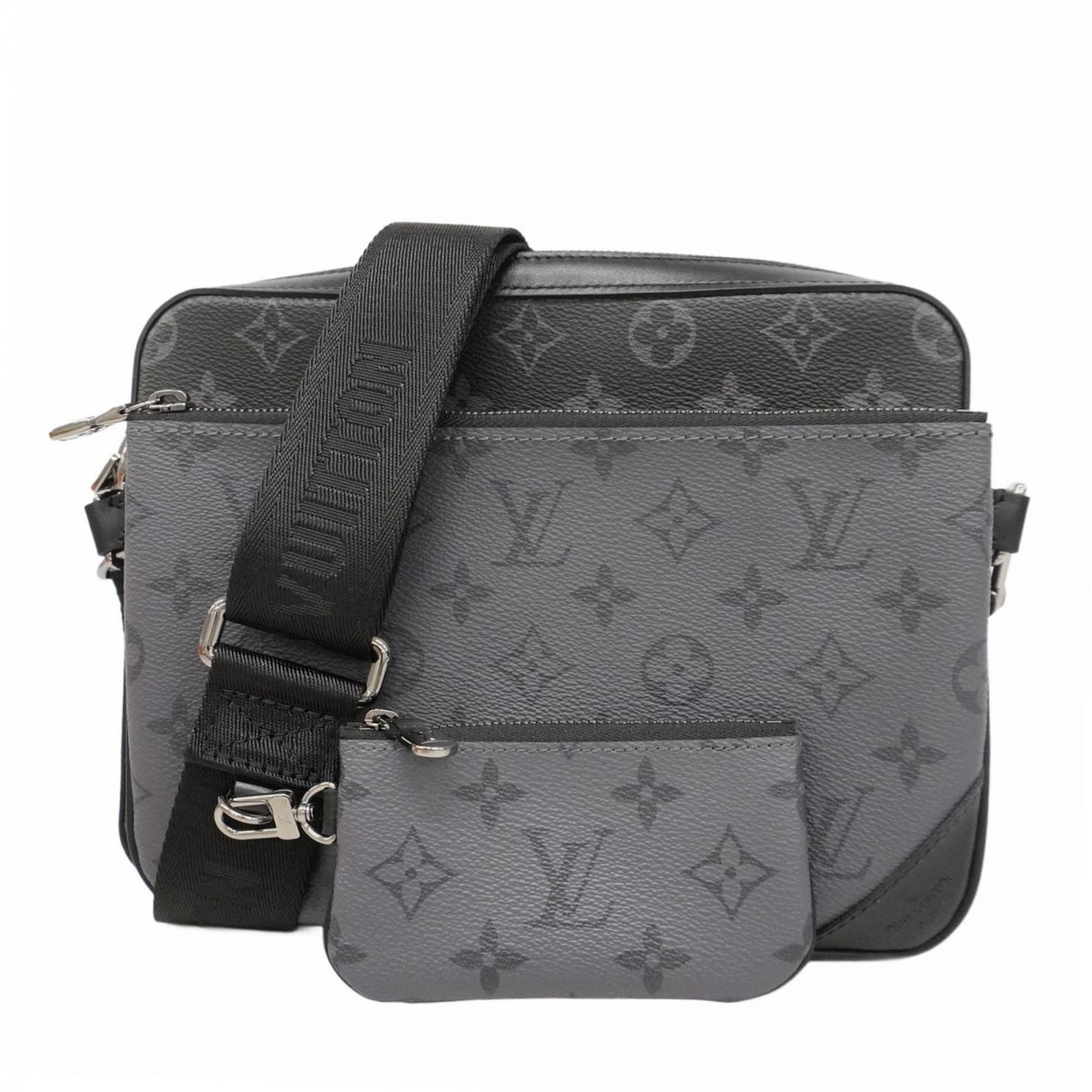 ルイ ヴィトン Louis Vuitton ルイ ヴィトン ショルダーバッグ モノグラム エクリプス リバース トリオ M69443 ブラック グレーメンズ