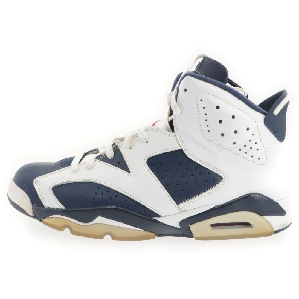 NIKE (ナイキ) 【観賞用 2012年製】AIR JORDAN 6 RETRO OLYMPIC エア ジョーダン6 レトロ オリンピック ハイカットスニーカー ホワイト US11/29cm 384664-130