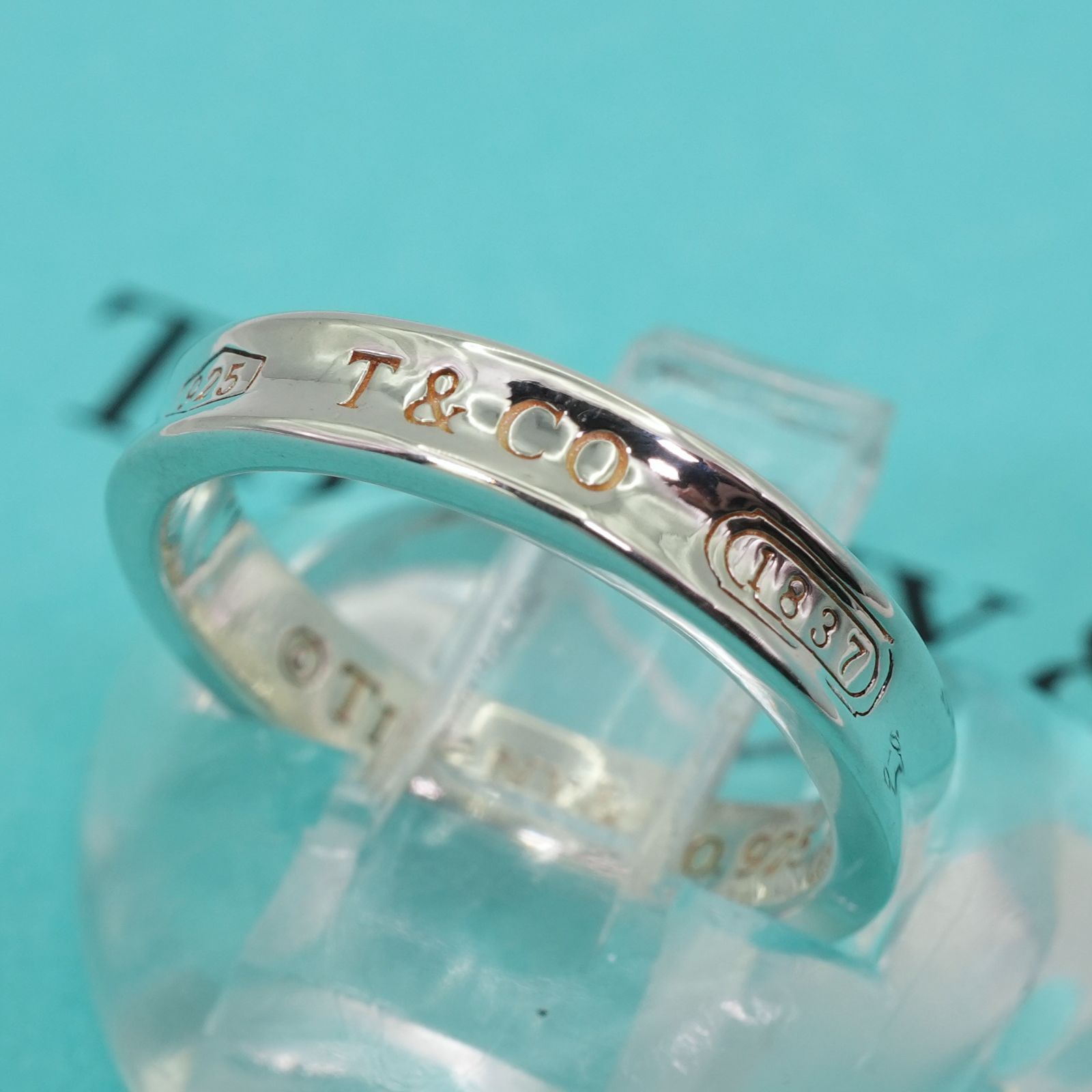 美品 ティファニー 1837 リング　12号 極美品12号 ティファニー 1837 ナロー ベーシック リング/24