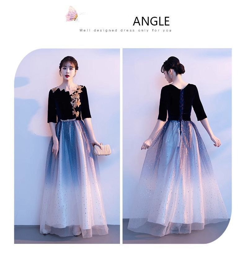 ドレス 大人 ピアノ 発表会 ロングドレス 演奏会 結婚式 母親 ドレス