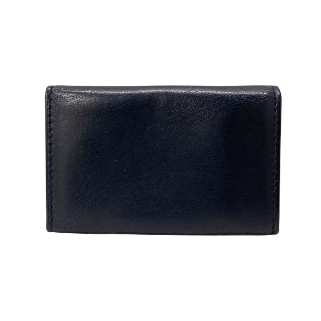 PRADA プラダ M25 6連 キーケース コンパクト ロゴ レザー ブラック