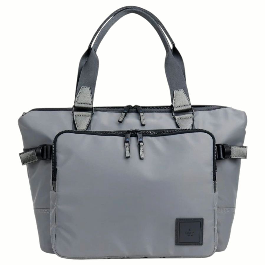 新品 ランバンオンブルー ビジネス トラベル トート ボストン ショート バッグ メンズ
