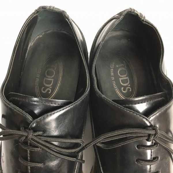 試着交換OK！TOD'S トッズ【size10 28.5〈黒/BLACK/ブラック】イタリア製 内羽根 ストレートチップ ビジネスシューズ/メンズ/菅 NO.ZC-141 #BUZZBERG - メルカリ