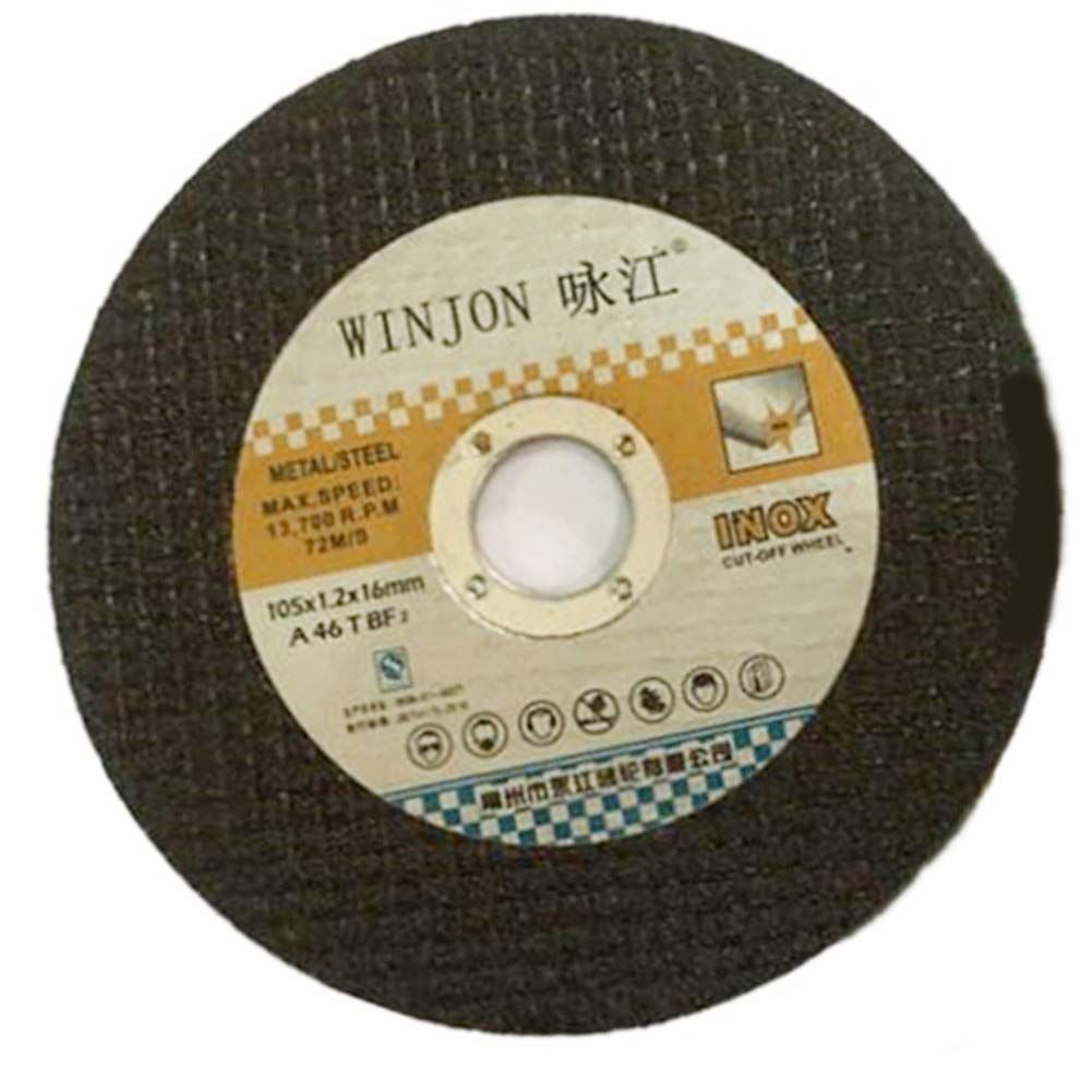外径105mmx厚さ1.2mmx取付け穴径16mm ShopXJ (エックスジェー) 切断砥石 ジスクグラインダー用 50枚セット ステンレス その他金属等の切断に (外径105mmx厚さ1.2mmx取付け穴径16mm)