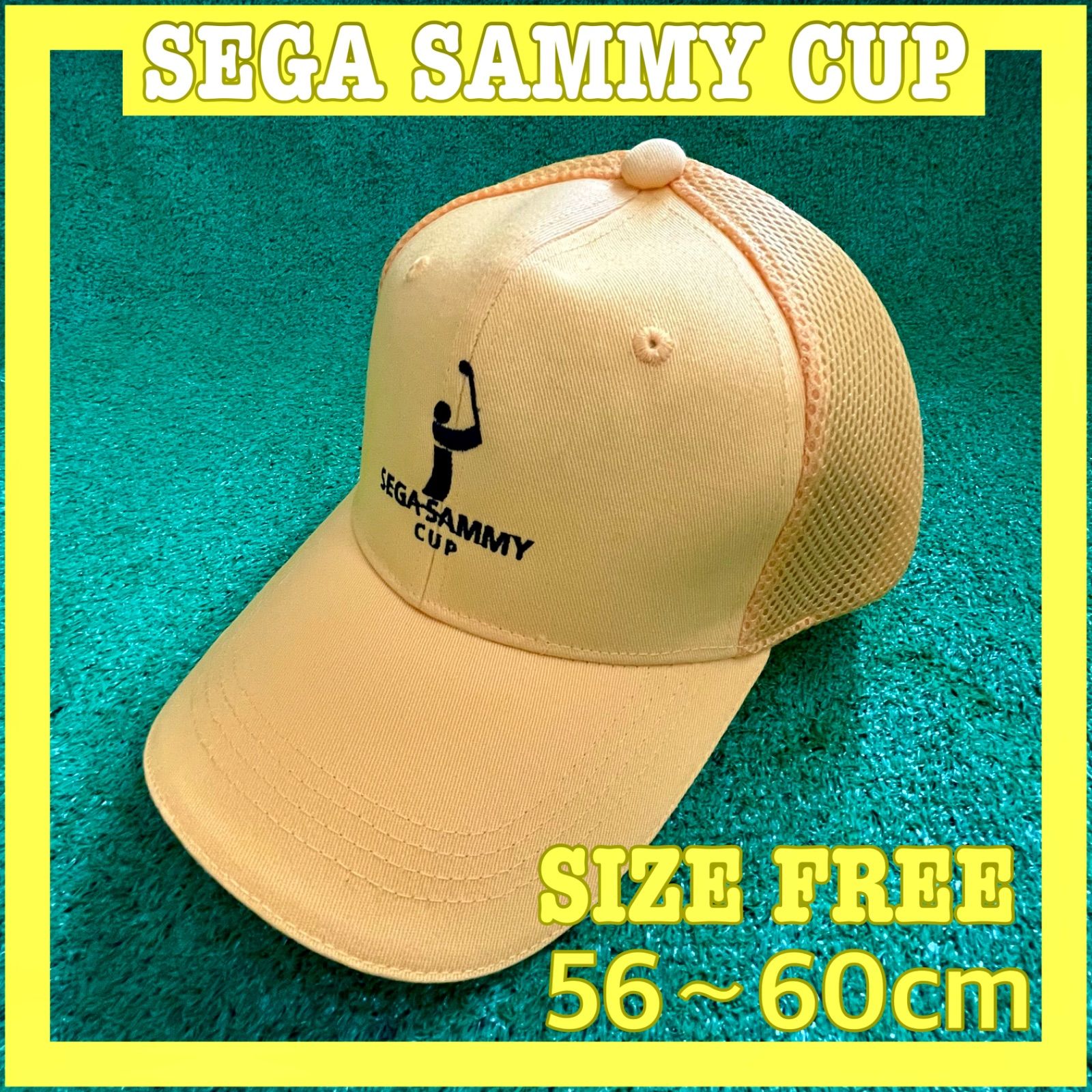ゴルフィッカーズ　SEGASAMMY CUP コラボ　キャップ 新品】SEGASAMMY CUP セガサミーカップ メッシュゴルフキャップ