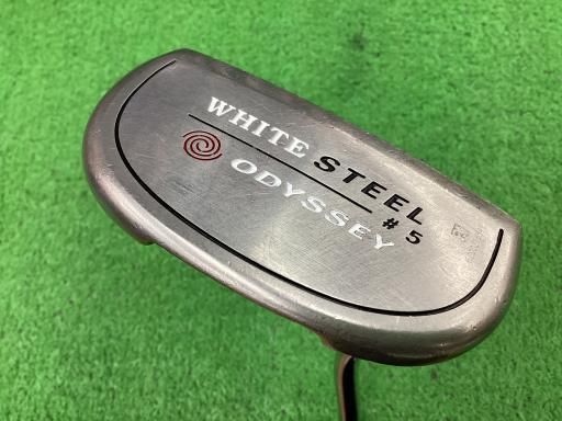 中古】 オデッセイ WHITE STEEL #5 34インチ パター PT スチール