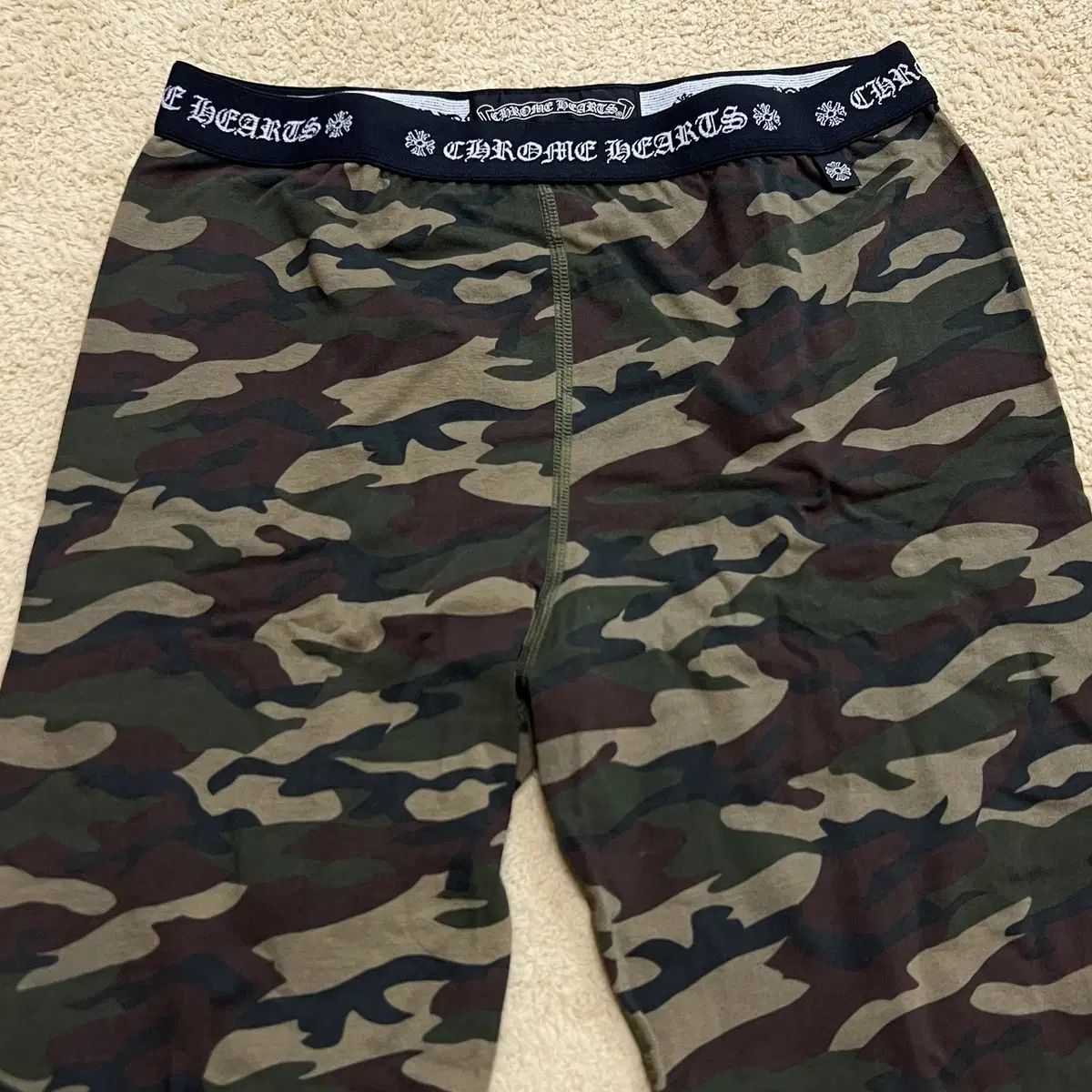 M クロムハーツ カモフラージュ ホースシュー ロゴ レギンス