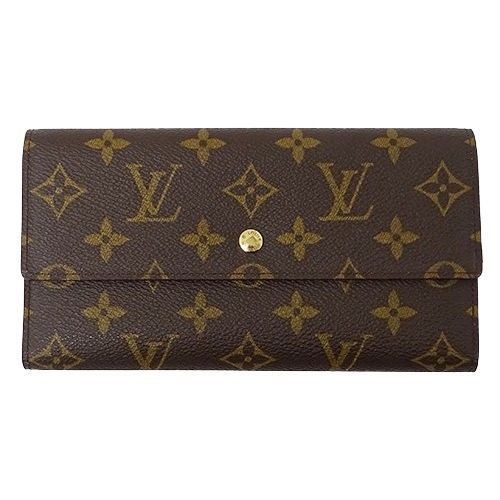 ルイ ヴィトン LOUIS VUITTON 財布 モノグラム レディース メンズ ブランド 長財布 ポルトトレゾール インターナショナル M61215 ブラウン  おしゃれ 【中古】 - メルカリ