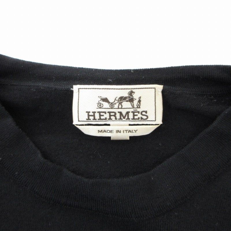 エルメス HERMES ニット セーター 長袖 プルオーバー クルー