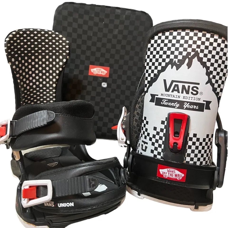 UNION BINDING VANS 20TH WHITE BLACK RED ユニオン バインディング