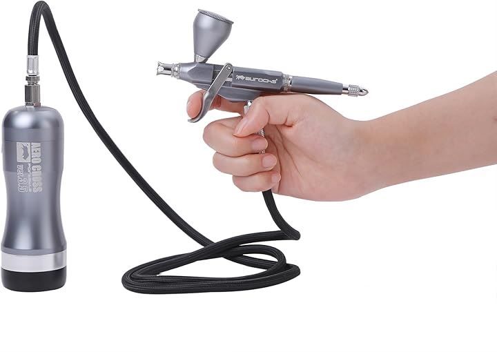 アート用品 aurochs 充電式 エアブラシ エアロクロス コードレス