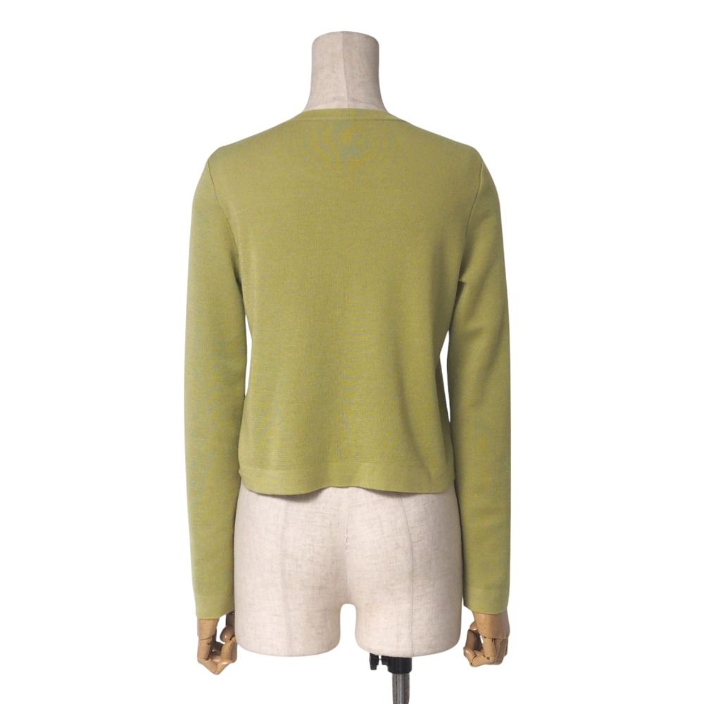 FOXEY - FOXEY フォクシー Everyday Cardigan カーディガン サイズ38 カシミヤ × シルク クルーネック 長袖 ニット クロップド ショート ブランド古着【中古】20250425/RA4504 FOXEY フォクシー Everyday Cardigan カーディガン サイズ38