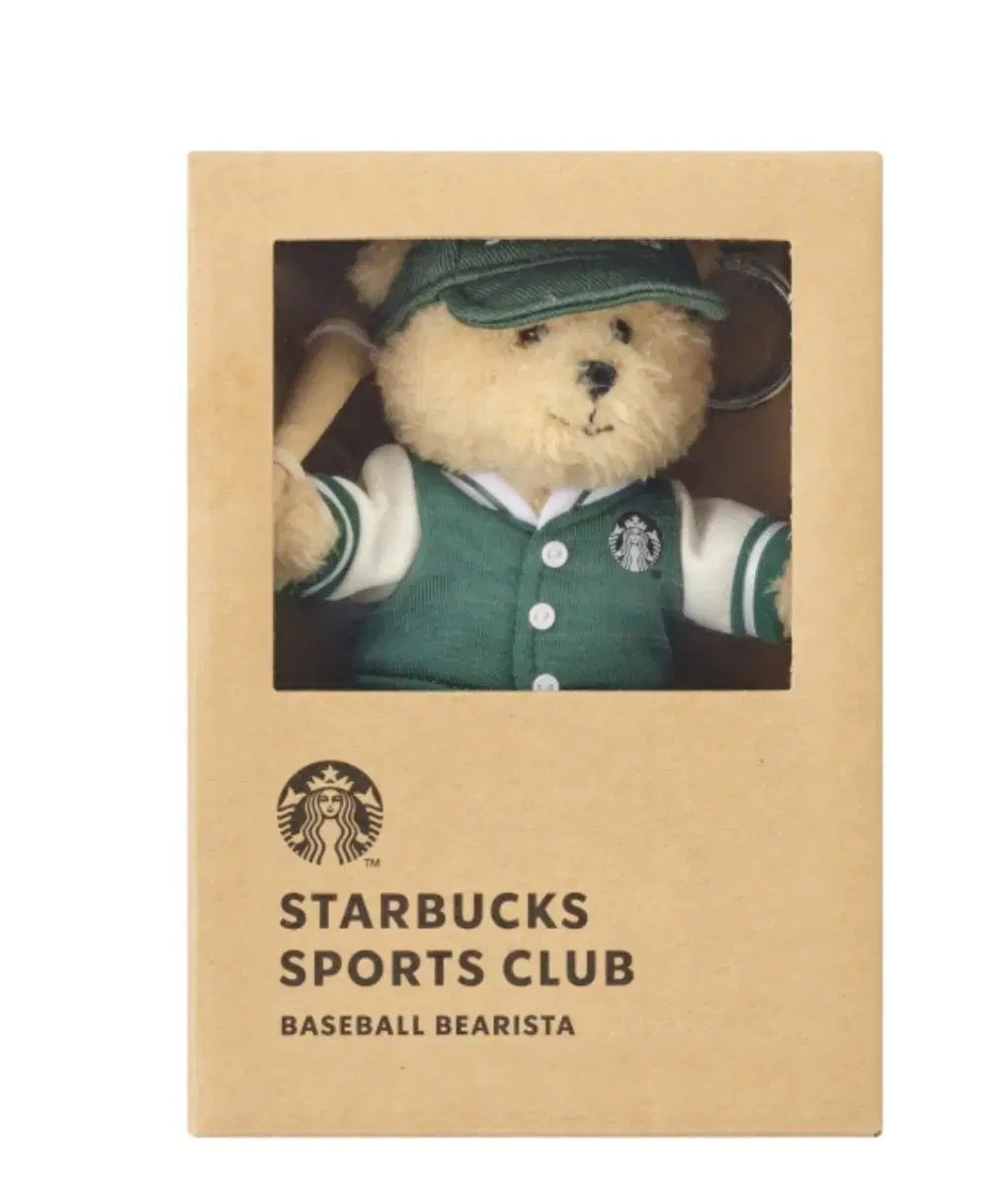 【雷市場（ポンジャン）商品韓国直送】 (未開封) Starbucks(スターバックス) ベアリスター キーリング ／ 野球 (打者)
