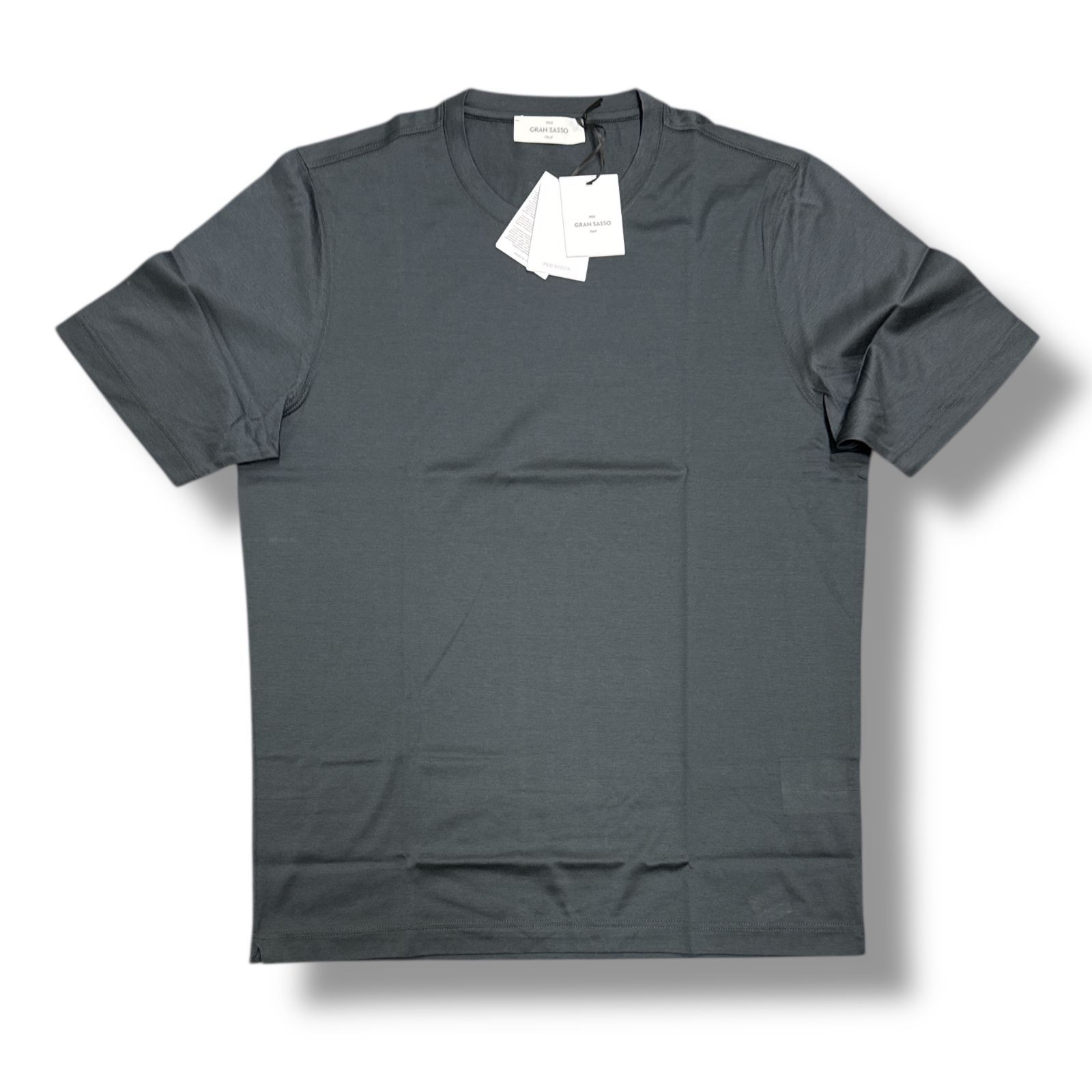 参考上代25300円 未使用品 GRAN SASSO 25SS マーセライズ コットン 