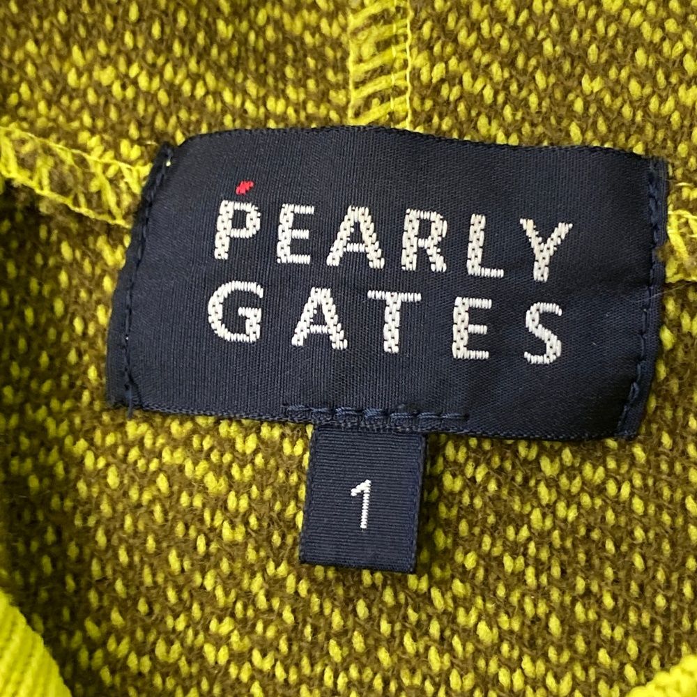 サイズ：1 PEARLY GATES パーリーゲイツ ニット ジップパーカー
