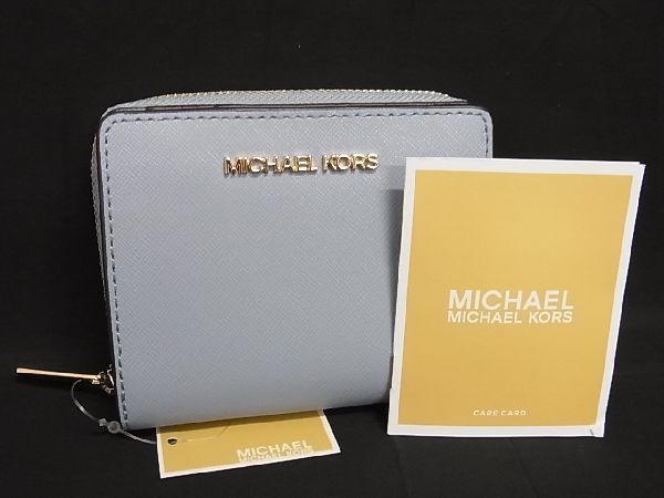 □新品□未使用□ MICHAEL KORS マイケルコース レザー 二つ折り 財布