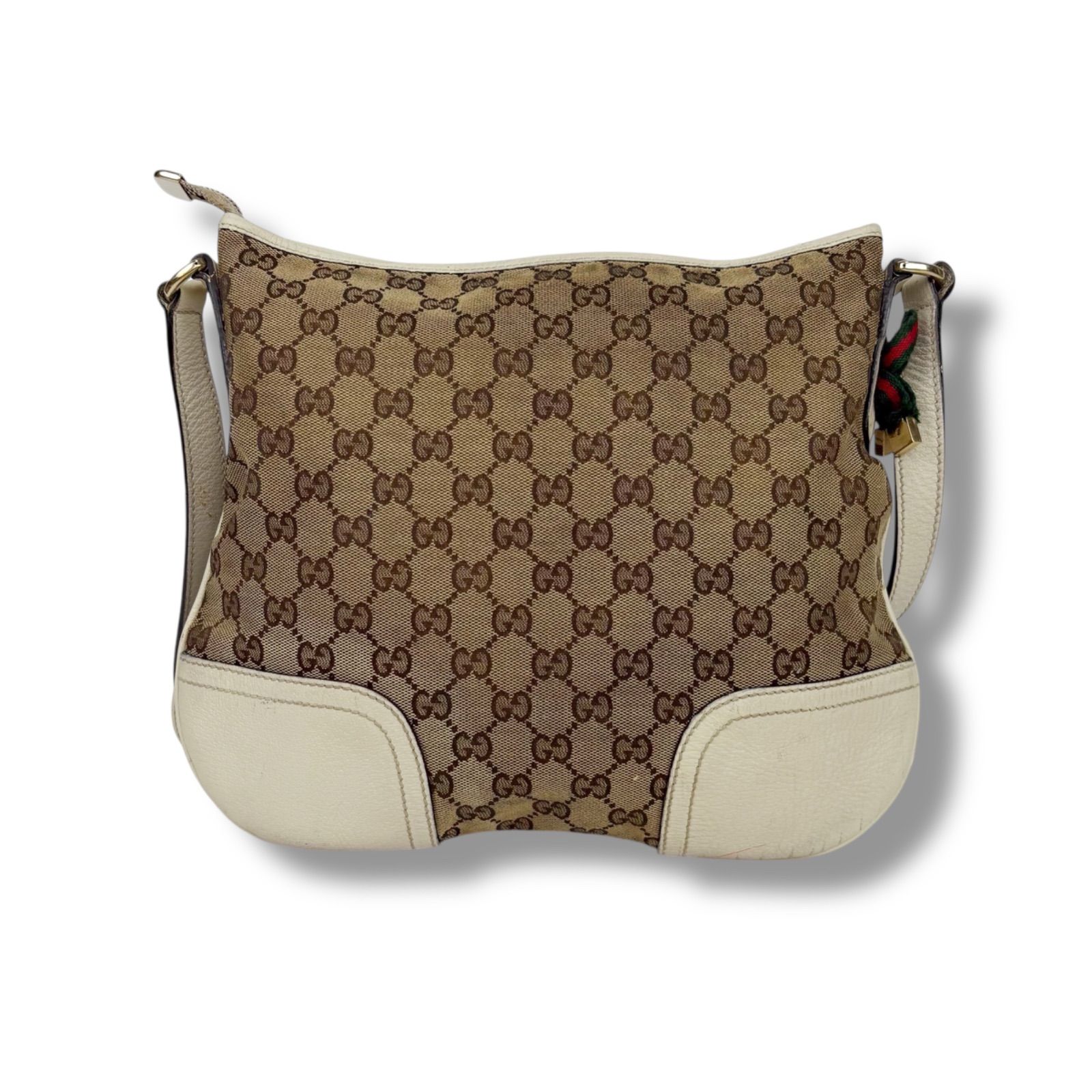 グッチ GUCCI ショルダーバッグ GGキャンバス シェリーライン