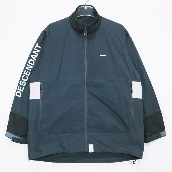 DESCENDANT ディセンダント 18AW TERRACE NYLON JACKET 182TQDS-JKM03 テラス ナイロン ジャケット  グレー パッカブル アウター サイズ1 - メルカリ