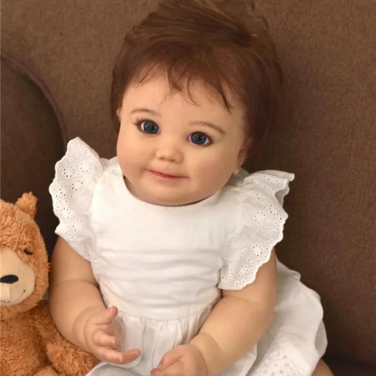 リボンドール 女の子 60cm 人形 シリコン - メルカリ