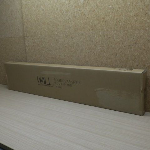 EQUALS イコールズ サウンドバー棚板 サテンブラック M05000150