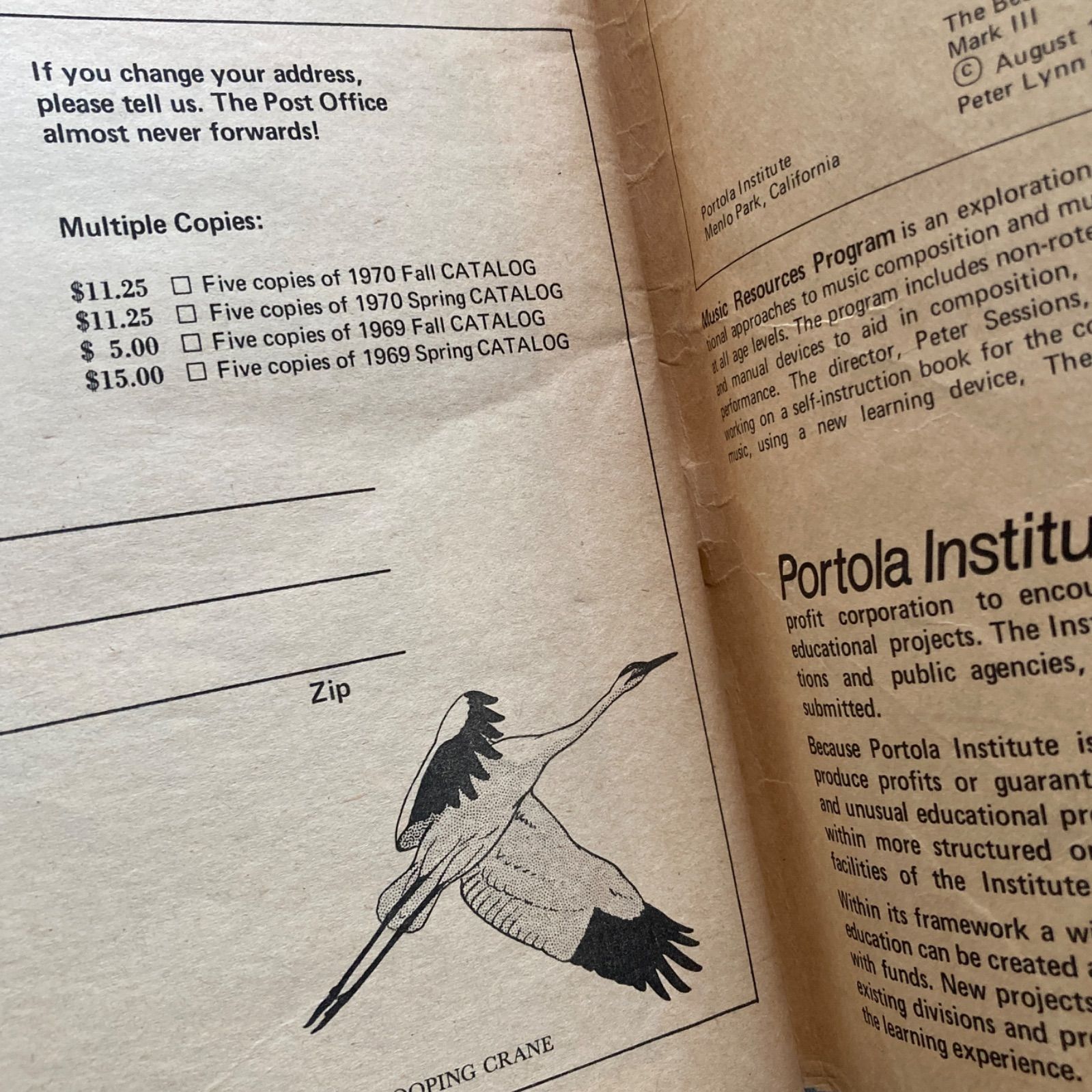 Whole Earth Catalog Fall 1970 / ホールアースカタログ 1970年