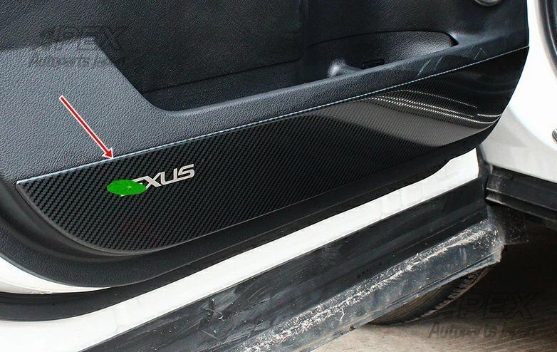 レクサス NX300h 200t 300 キックガード フロント リアドアカバー プロテクションフィルム ドアスカッフプレート 4PセットCW11LYX