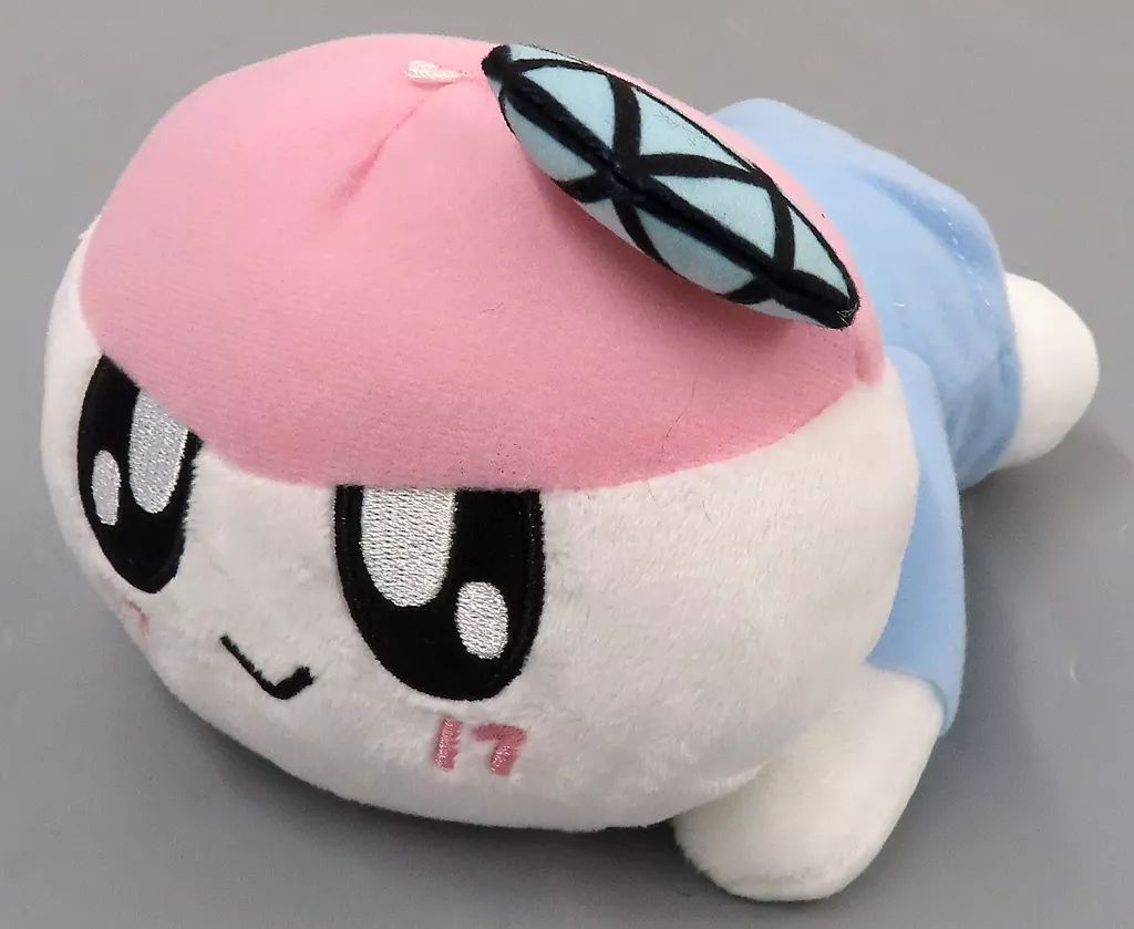 中古】ぬいぐるみ ブルー BONGBONGEE(ボンボンイ) 寝そべり