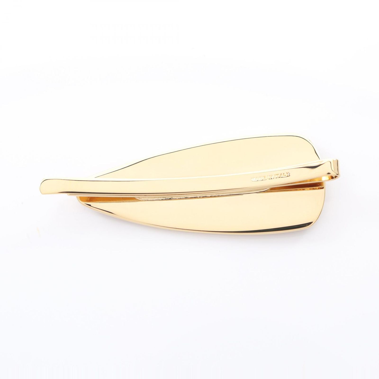 美品 miumiu ヘアピン ゴールドラインストーン ミュウミュウ