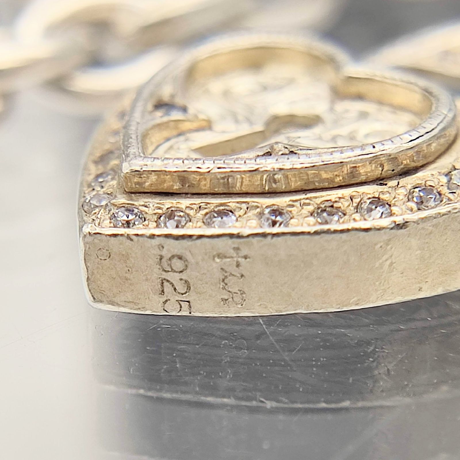 美品】Loree Rodkin ローリーロドキン SMALL HEART LOCK CHARMED