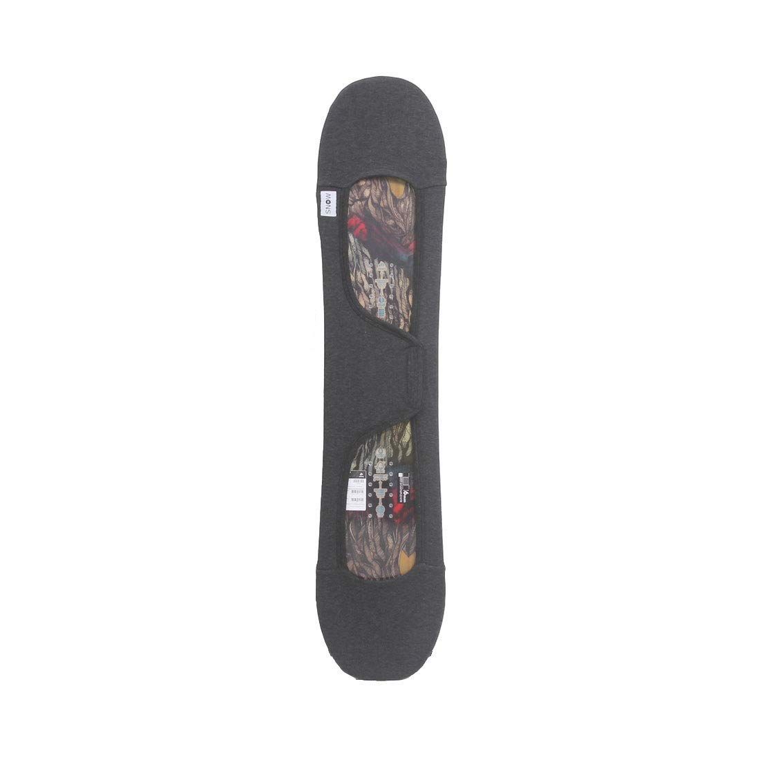 低価，100%新品 【在庫処分】ソールカバー スノーボード用ニットカバー ベルクロストラップ式 ｜ 子供のサイズ | MONS ファブリックソフト 通気性 伸縮性 ヘザーグレー（台湾製） ボード