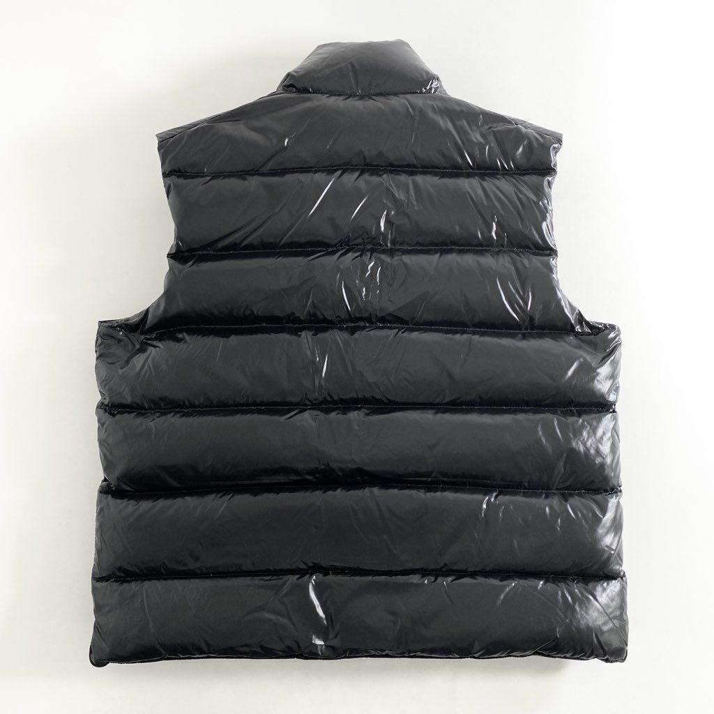 68g9 【美品】MONCLER モンクレール TIB GILET ダウンベスト サイズ3 ブラック メンズ アウター