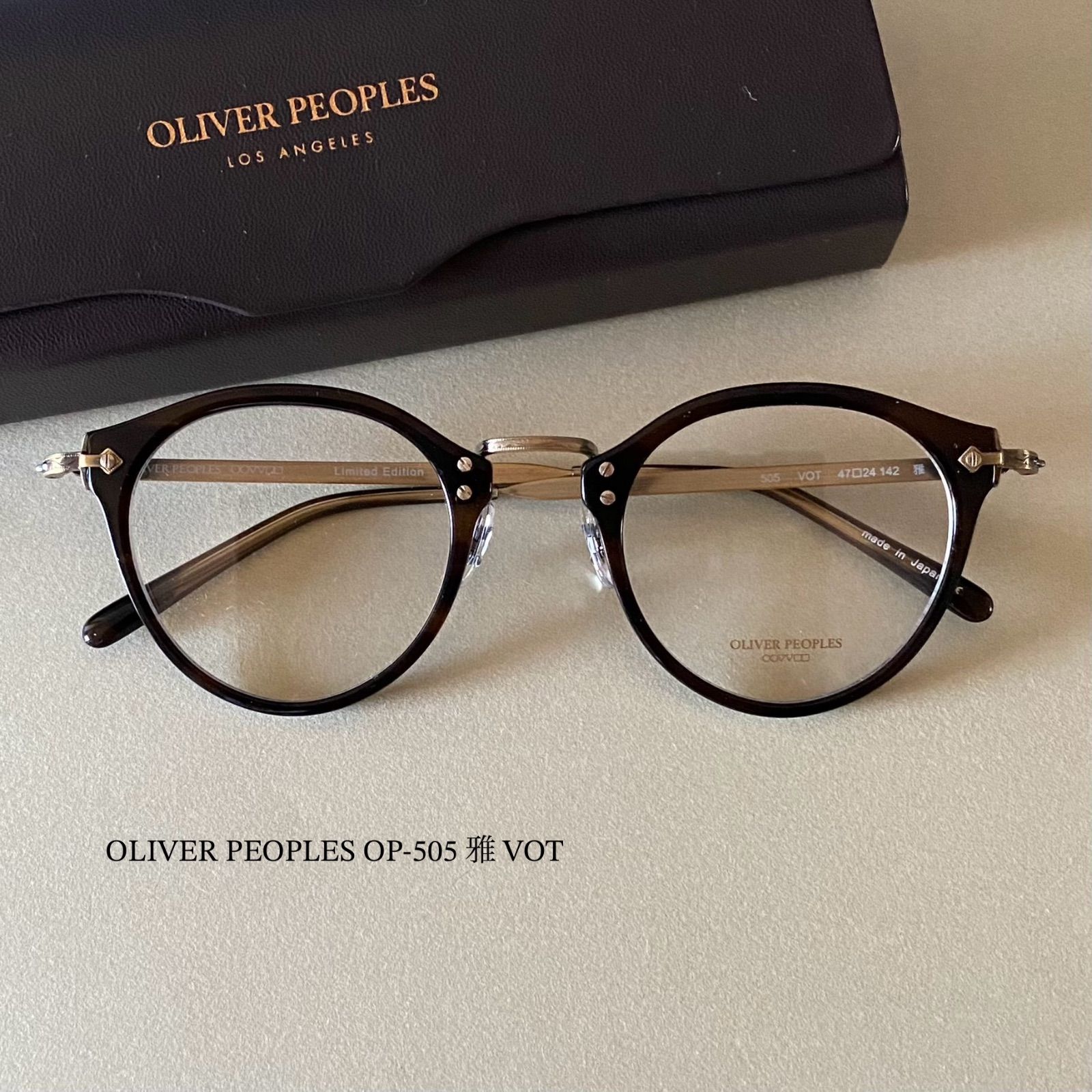 OV419 新品 OLIVER PEOPLES OP-505 雅 メガネ オリバーピープルズ - メルカリ