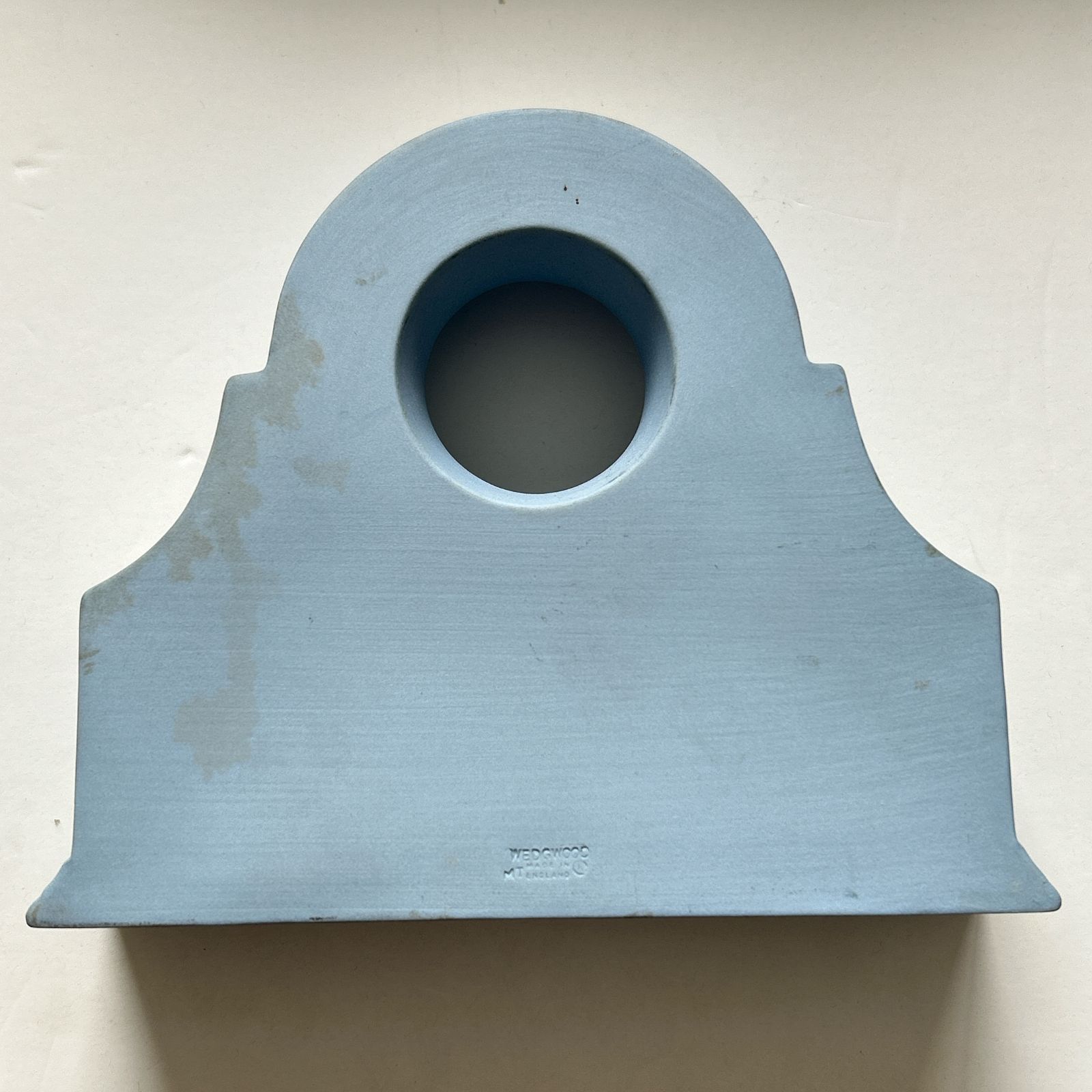 置時計 ウエッジウッド ジャスパーウェア ペールブルー ファイン